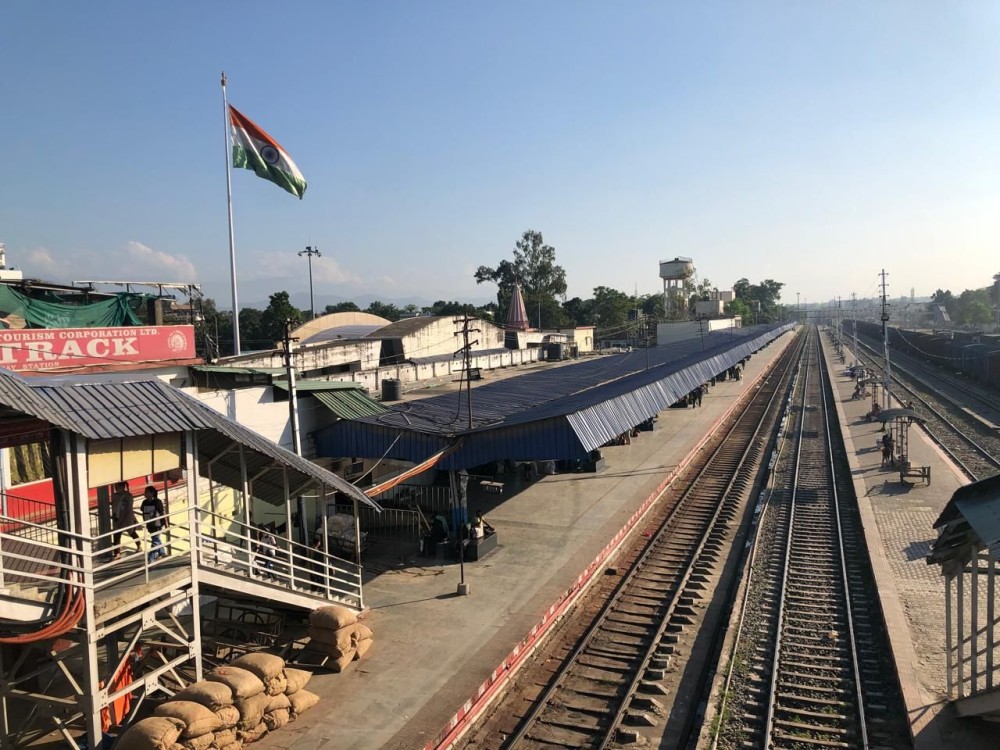 An entry/exit point of the Dimapur Railway Station. Three police checkpoints have been established at all exit points of the railway station as part of the security enhancement at Dimapur Railway Station on September 2. (Morung File Photo)